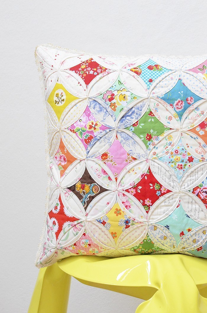 Cathedral Window Cushion 4