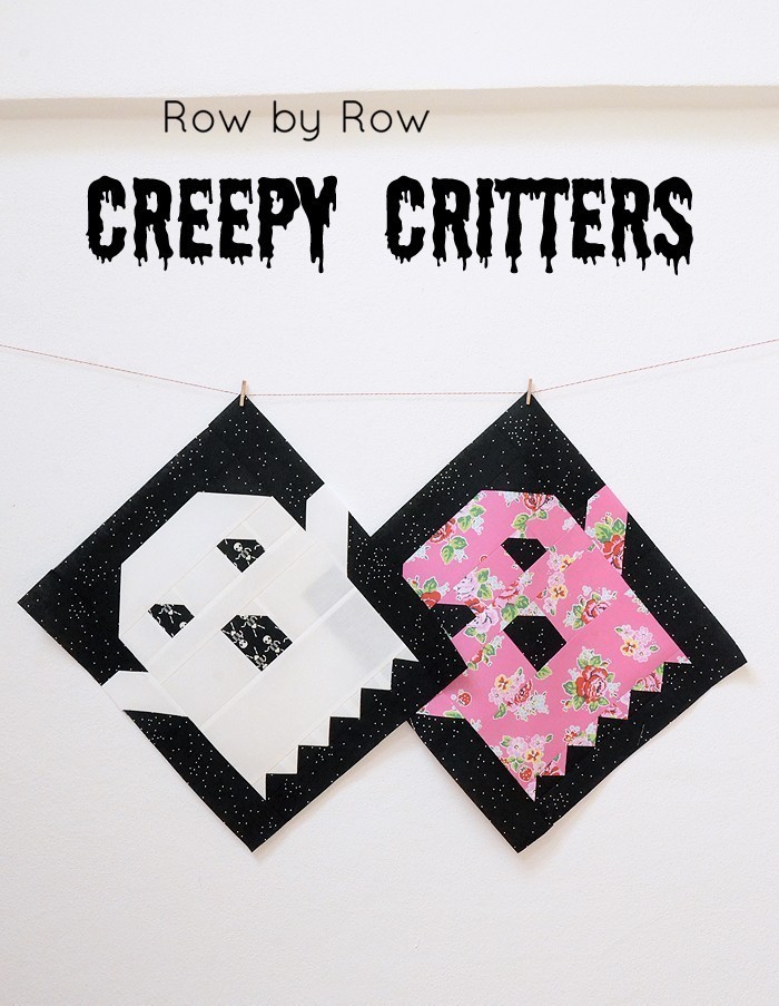 Halloween Ghost Quilt Block by ellis & higgs