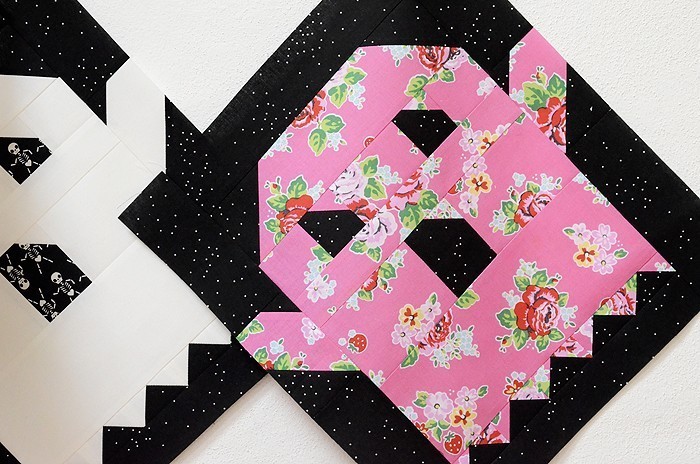  Creepy Critters Halloween Quilt - Ghost Quilt Block