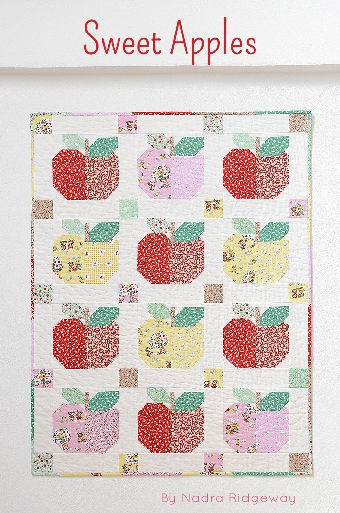 Sweet Apples Baby Quilt and Pillow Pattern by ellis & higgs