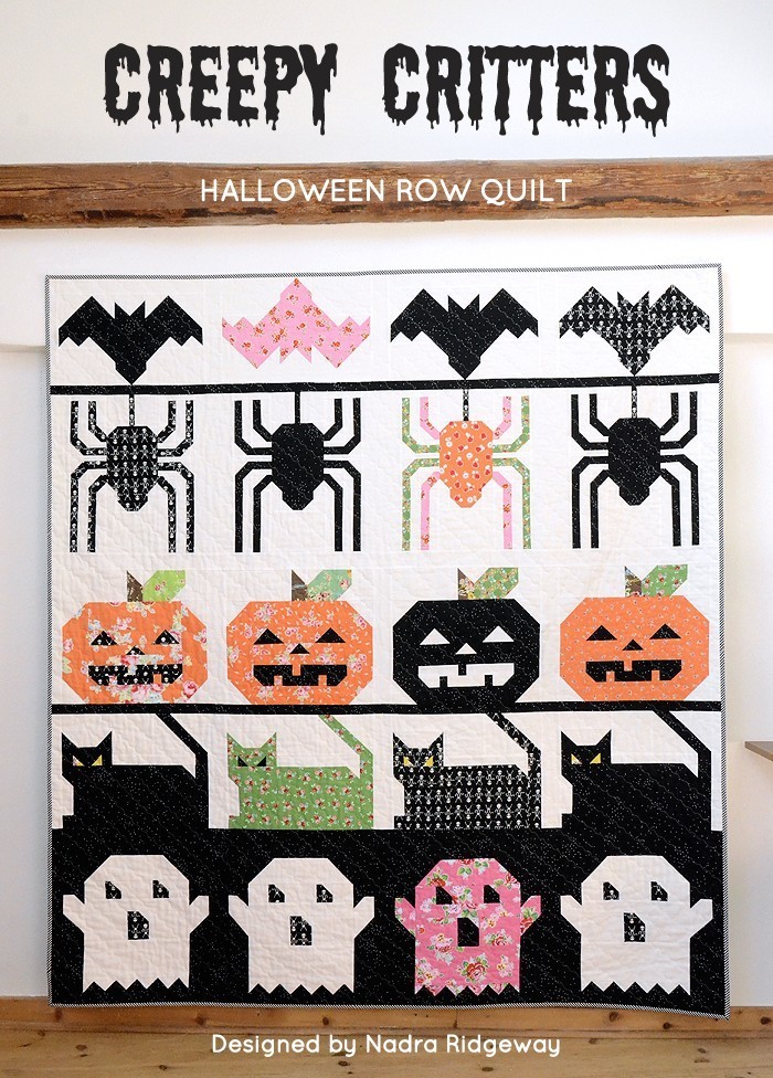  Creepy Critters Halloween Quilt Pattern