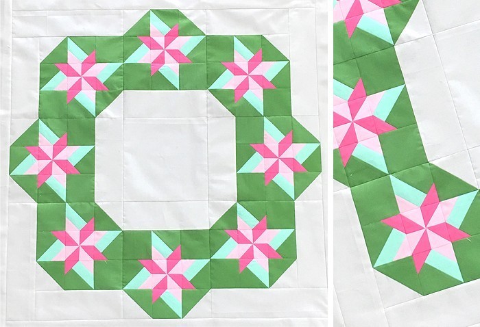 Christmas Wreath Quilt Pattern by Nadra Ridgeway of ellis & higgs