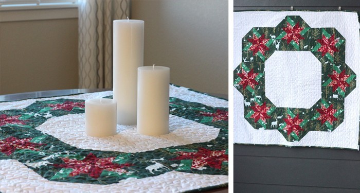 Christmas Wreath Quilt Pattern by Nadra Ridgeway of ellis & higgs