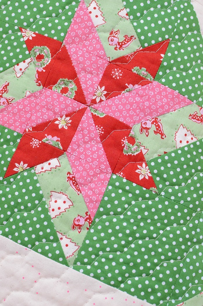 Christmas Wreath Quilt Pattern by Nadra Ridgeway of ellis & higgs