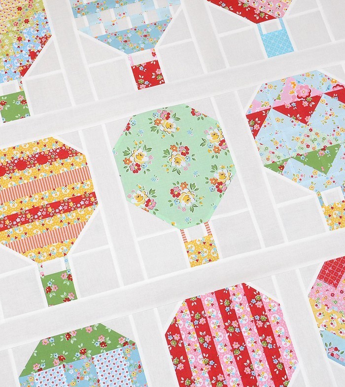 Rise Quilt made with Bloom and Bliss and Backyard Roses fabric