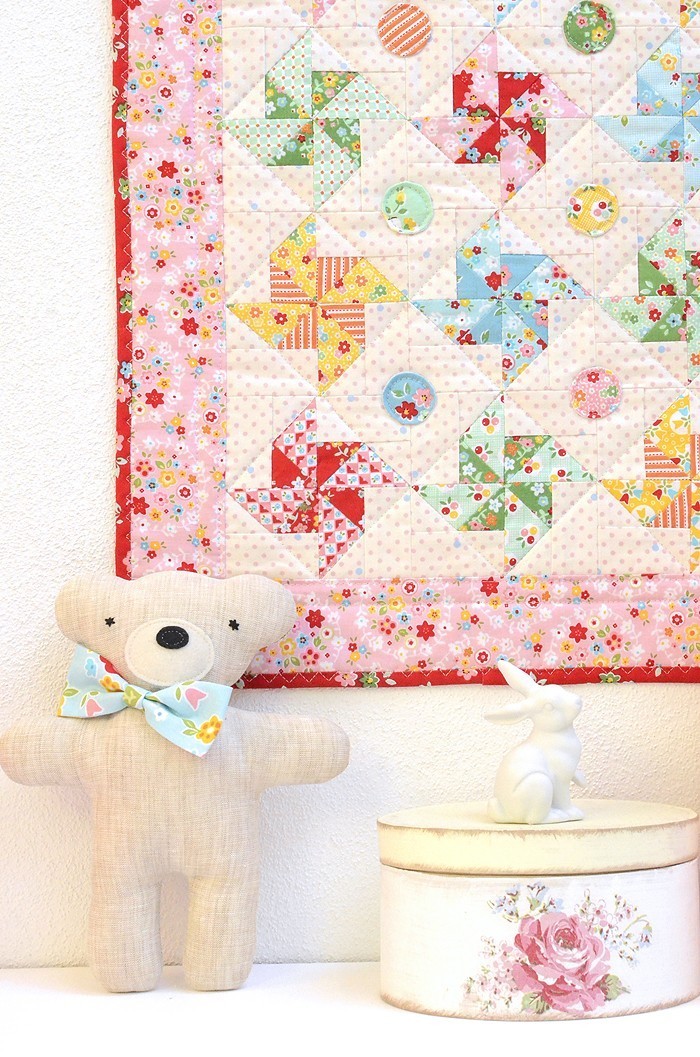 Pinwheel Mini made with Backyard Roses and Bloom and Bliss by Nadra Ridgeway