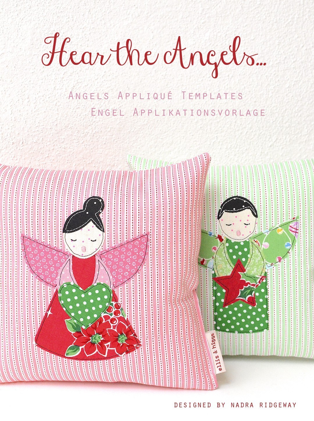 Christmas Applique Templates / Weihnchts Applikationsvoprlagen by Nadra Ridgeway of ellis & higgs