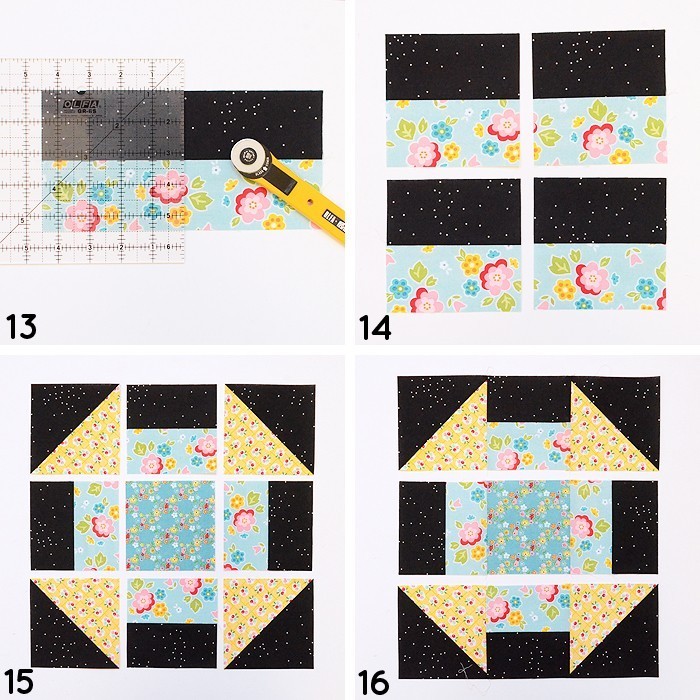 6 Koepfe 12 Bloecke Februar Block Churn Dash - Nadra Ridgeway von ellisandhiggs