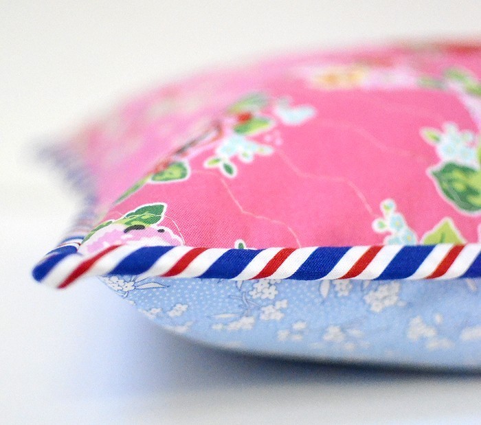 Quilted Love Letter Pillow by Nadra Ridgeway of ellis & higgs