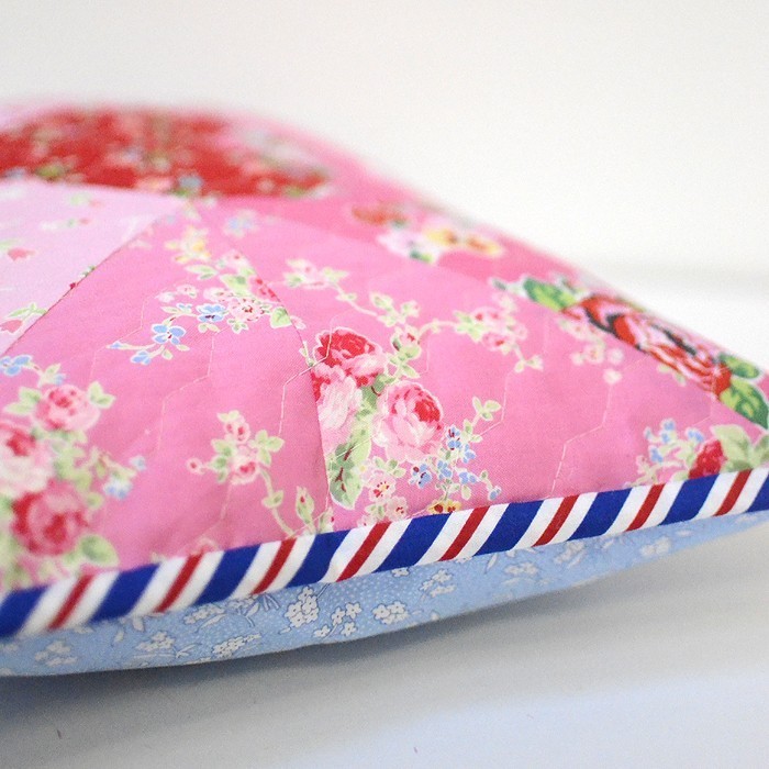 Quilted Love Letter Pillow by Nadra Ridgeway of ellis & higgs