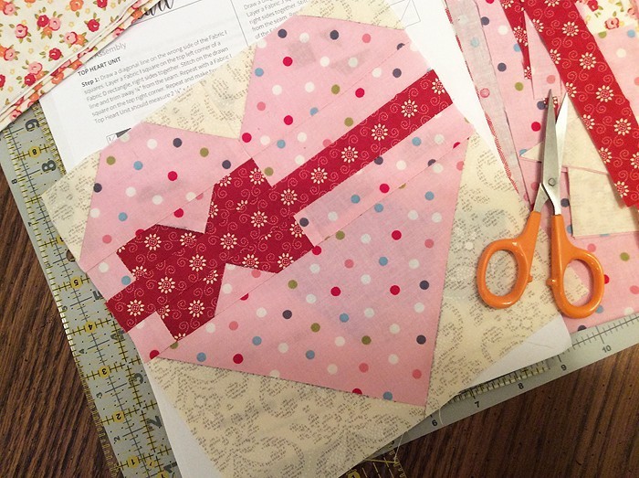 Sweetheart Quilt Pattern by Nadra Ridgeway of ellis & higgs