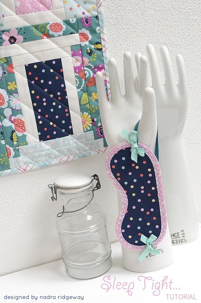 Sleep Tight Sleeping Mask by Nadra Ridgeway of ellis & higs