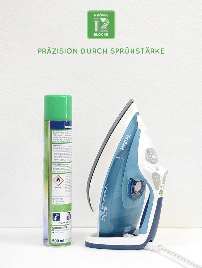 6 Koepfe 12 Bloecke - Präzision durch Sprühstärke