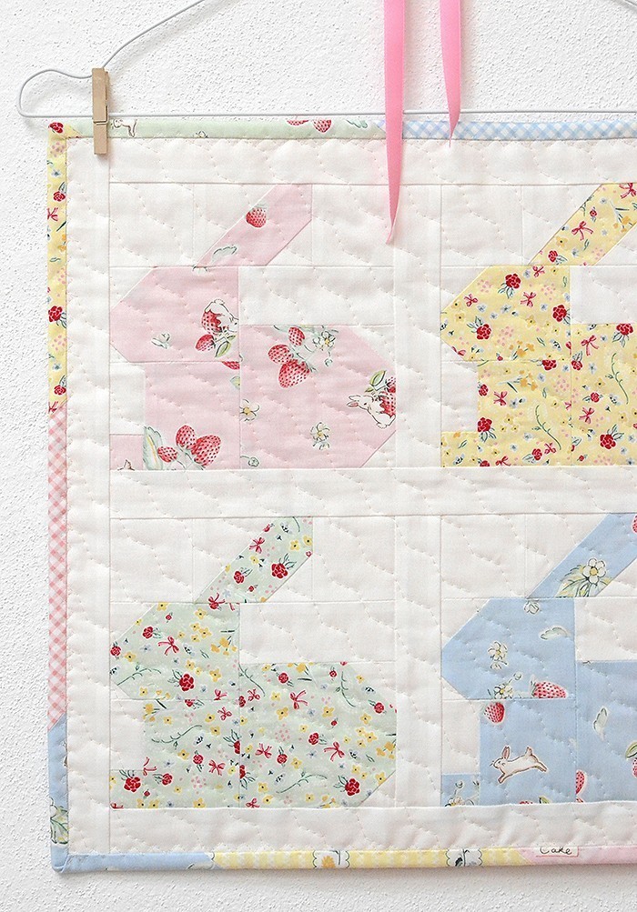 Hippity Hoppity Mini Quilt Pattern by Nadra Ridgeway of ellis & higgs