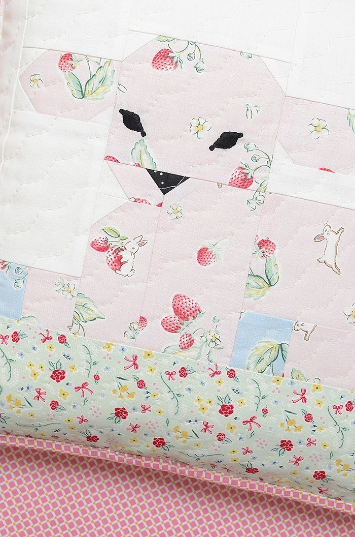 Little Lambkin Quilted Pillow Pattern by Nadra Ridgeway of ellis & higgs 