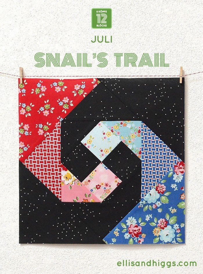 6 Köpfe 12 Blöcke Juli Block Pineapple - Nadra Ridgeway von ellisandhiggs