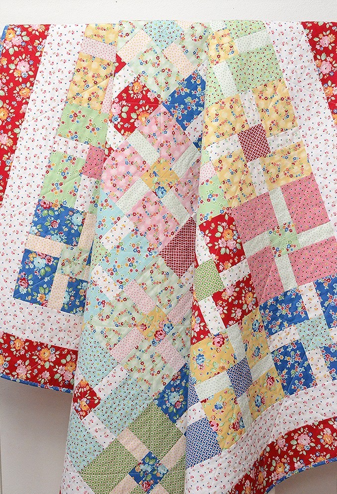 New Quilt Patterns: Blossom Fields Pattern by Nadra Ridgeway of ellis & higgs