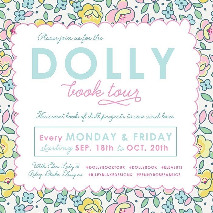 This cute pillow is my project for the Dolly Book Tour - Ndra Ridgeway of ellis & higgs