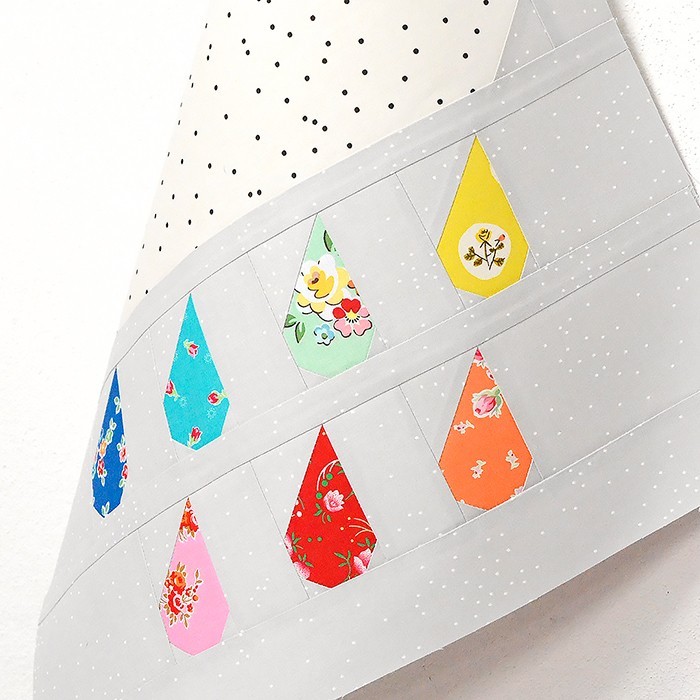 Rainy Days Mini Quilt - a pattern by Nadra Ridgeway of ellis & higgs