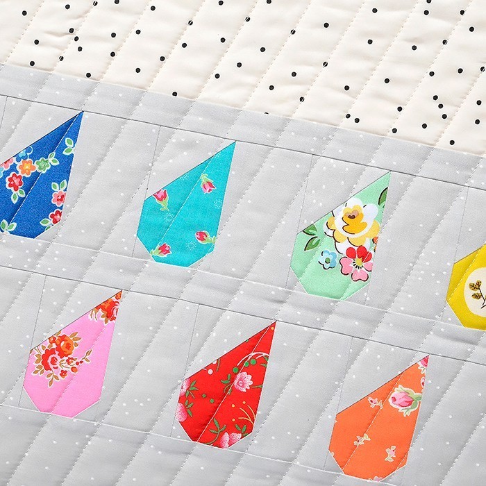 Rainy Days Mini Quilt - a pattern by Nadra Ridgeway of ellis & higgs