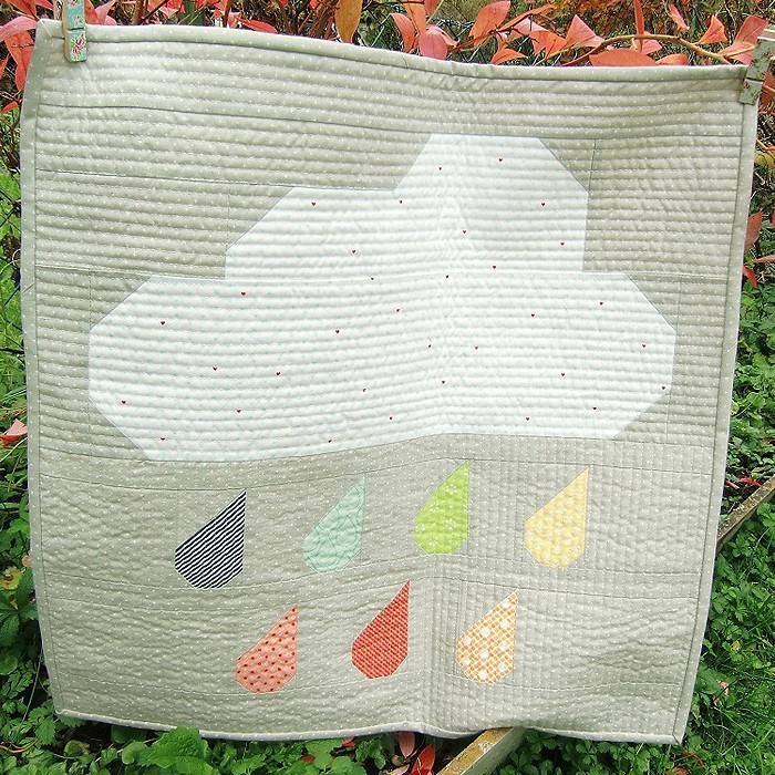 Rainy Days Mini Quilt - Hildy