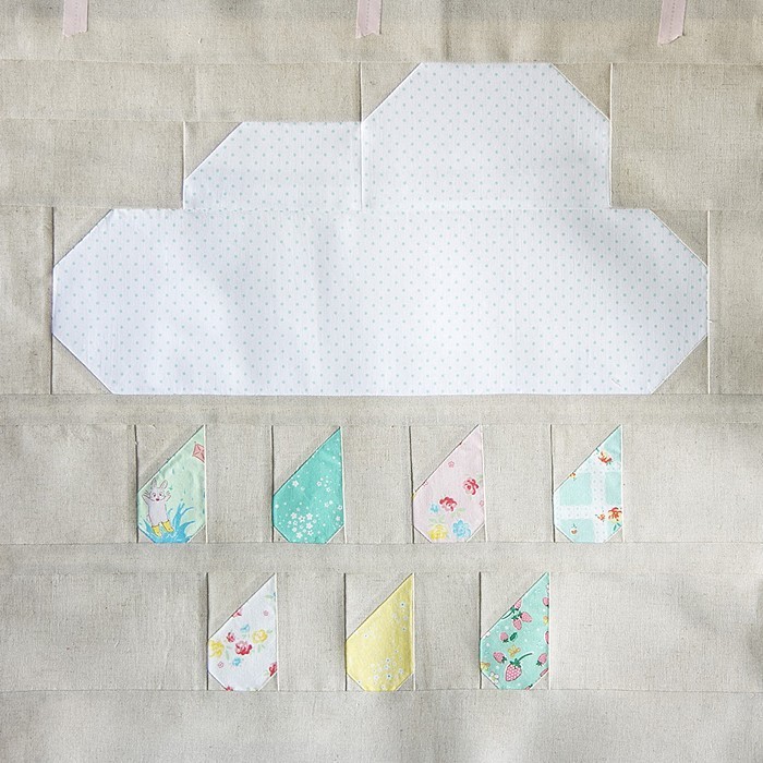 Rainy Days Mini Quilt - Lauren