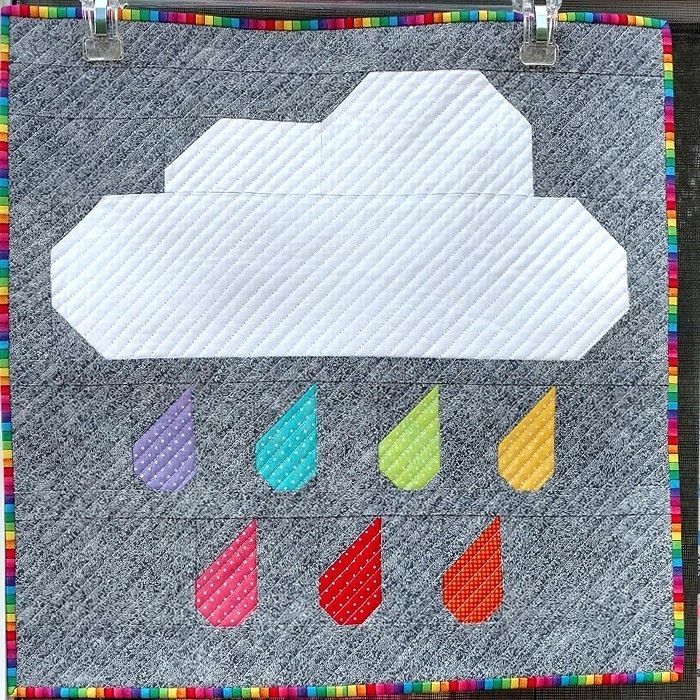 Rainy Days Mini Quilt - Madonna