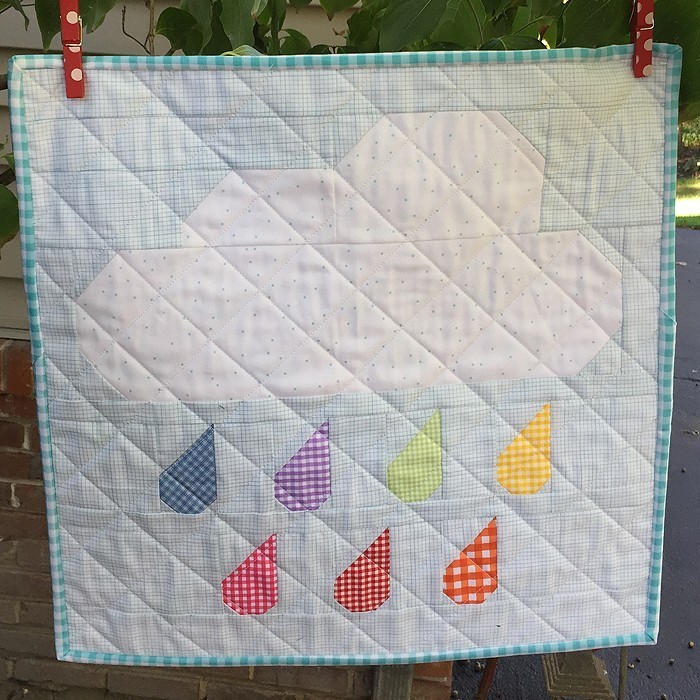 Rainy Days Mini Quilt - Sharon