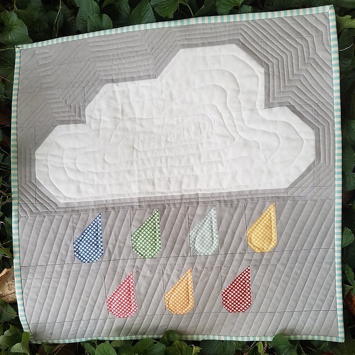 Rainy Days Mini Quilt - Shelley