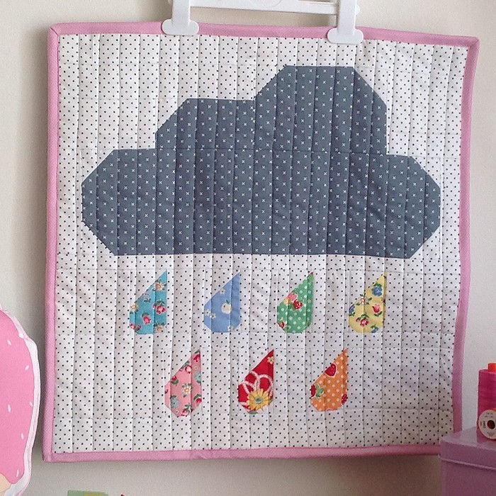 Rainy Days Mini Quilt - Zehrina