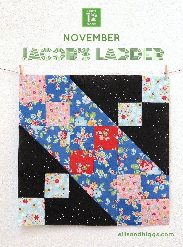 6 Koepfe 12 Bloecke November Block Joseph's Coat von Nadra Ridgeway von ellis & higgs