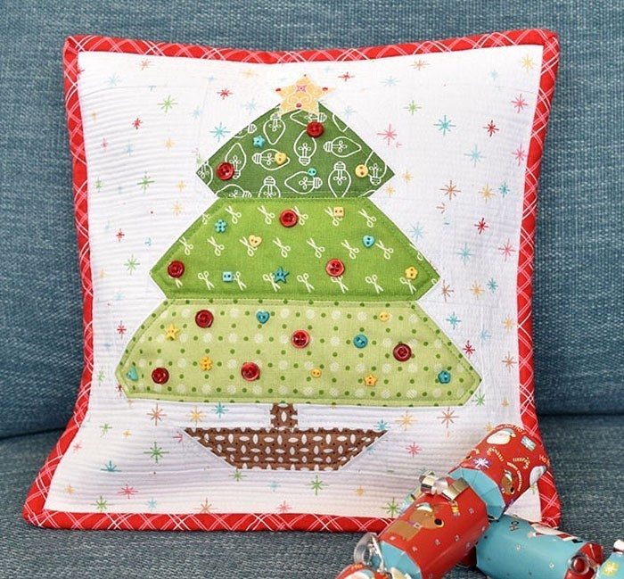 Under the Tree Quilted Pillow by Nadra Ridgeway of ellis & higgs