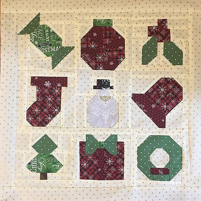 Holly Jolly Christmas Quilt Pattern by Nadra Ridgeway of ellis & higgs