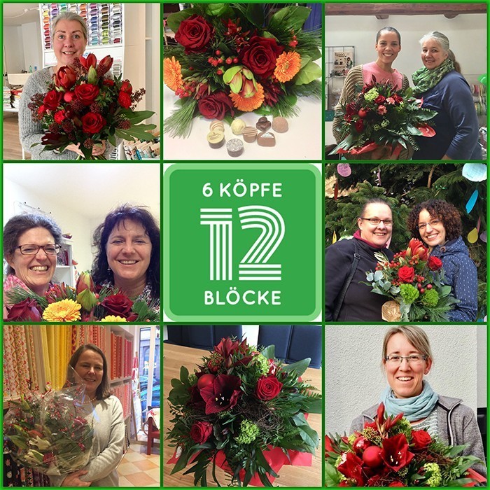 6 Koepfe 12 Bloecke Dezember Block Ohio Star von Nadra Ridgeway von ellis & higgs