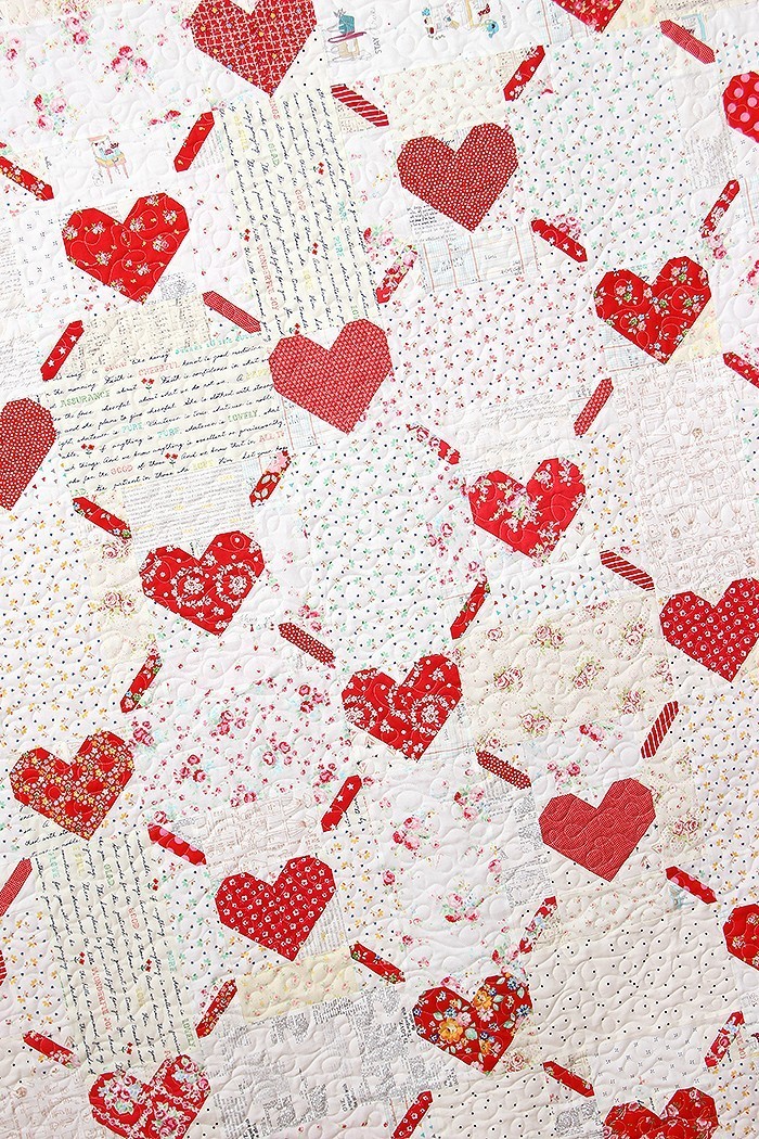 Love Is All Around - Valentine's Day Quilt Pattern by Nadra Ridgeway of ellis & higgs