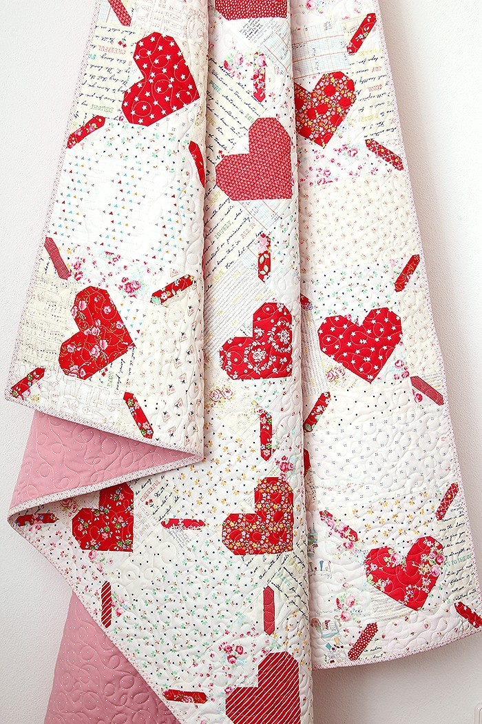Love Is All Around - Valentine's Day Quilt Pattern by Nadra Ridgeway of ellis & higgs