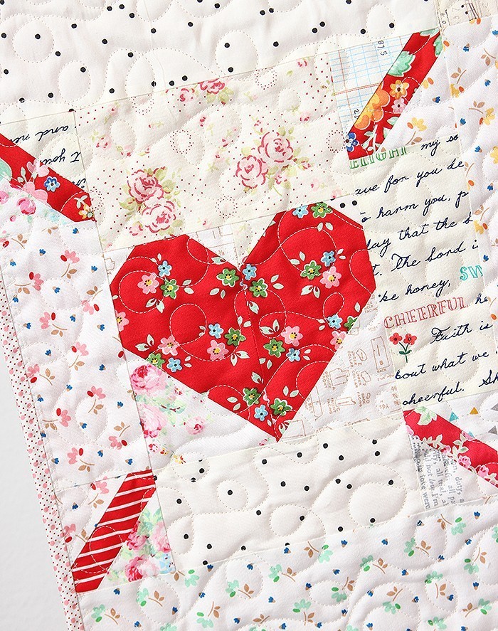 Love Is All Around - Valentine's Day Quilt Pattern by Nadra Ridgeway of ellis & higgs