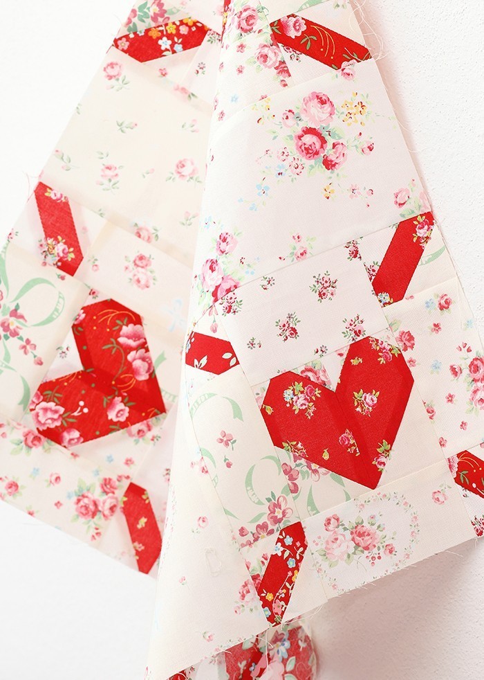 Love Is All Around - Valentine's Day Mini Quilt Pattern by Nadra Ridgeway of ellis & higgs