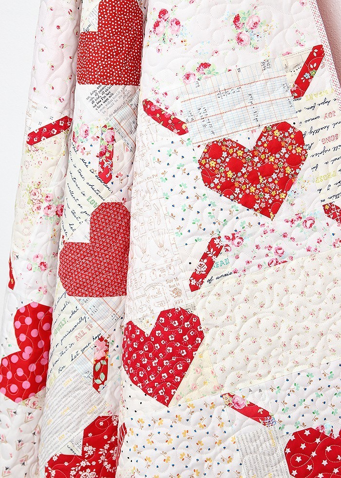 Love Is All Around - Valentine's Day Quilt Pattern by Nadra Ridgeway of ellis & higgs