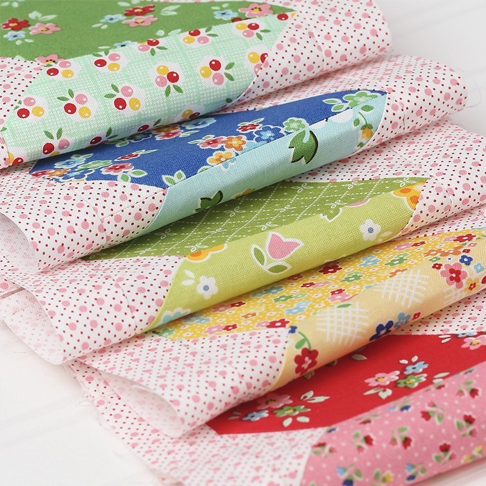 6 Köpfe 12 Blöcke - Januar: Herz Quilt Block von Nadra Ridgeway von ellis & higgs