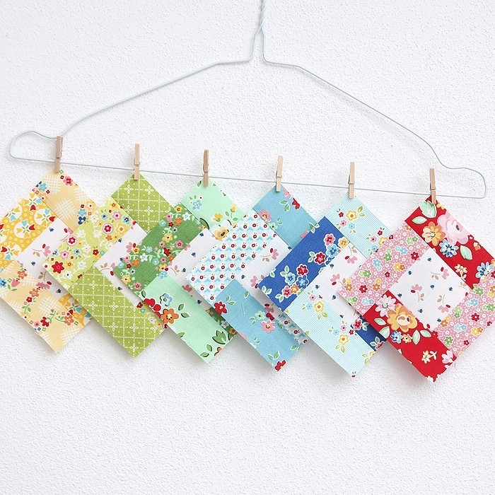 6 Köpfe 12 Blöcke - Februar Bright Hopes Quilt Block Tutorial von Nadra Ridgeway, ellis & higgs