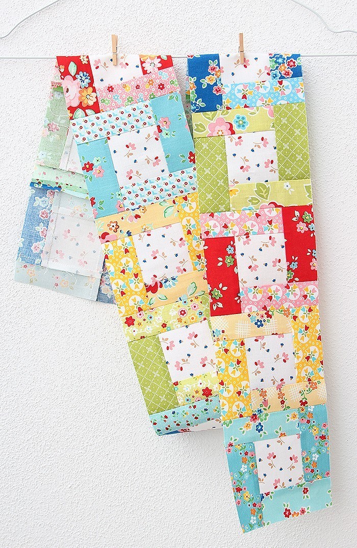 6 Köpfe 12 Blöcke - Februar Bright Hopes Quilt Block Tutorial von Nadra Ridgeway, ellis & higgs