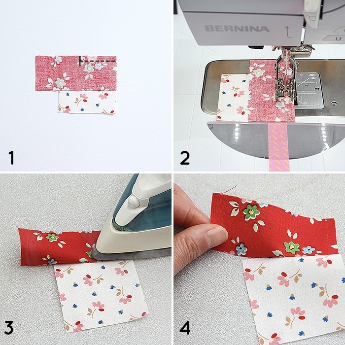 6 Köpfe 12 Blöcke - Februar Bright Hopes Quilt Block Tutorial von Nadra Ridgeway, ellis & higgs