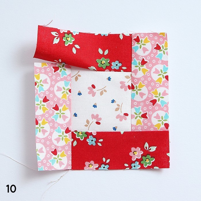 6 Köpfe 12 Blöcke - Februar Bright Hopes Quilt Block Tutorial von Nadra Ridgeway, ellis & higgs