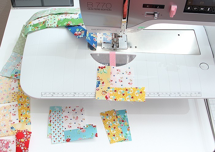 6 Köpfe 12 Blöcke - Februar Bright Hopes Quilt Block Tutorial von Nadra Ridgeway, ellis & higgs