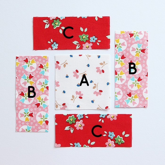 6 Köpfe 12 Blöcke - Februar Bright Hopes Quilt Block Tutorial von Nadra Ridgeway, ellis & higgs
