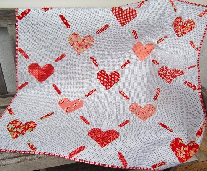 Love Is All Around - Valentine's Day Quilt Pattern by Nadra Ridgeway of ellis & higgs