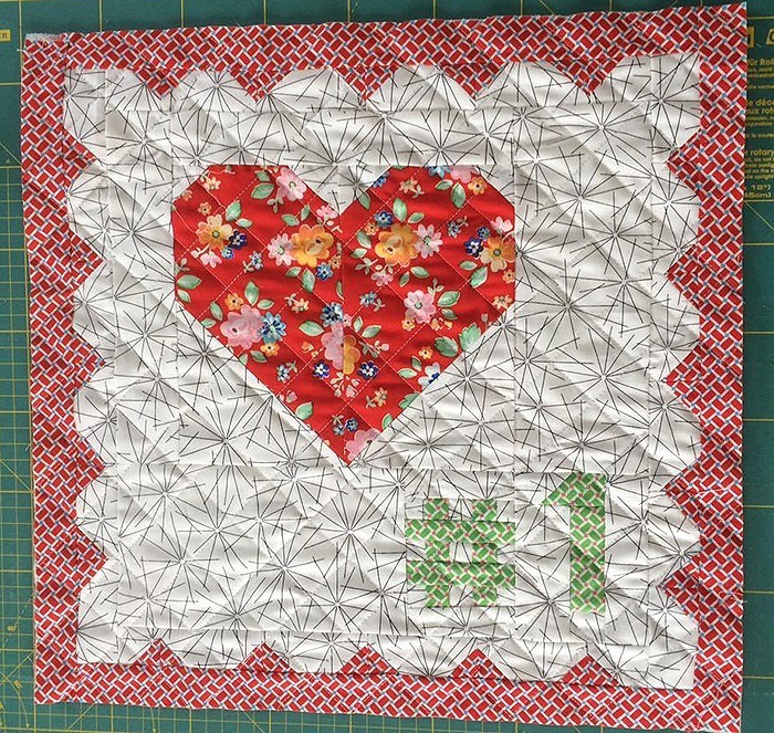 My Number One - Valentine's Day Pillow Pattern by Nadra Ridgeway of ellis & higgs