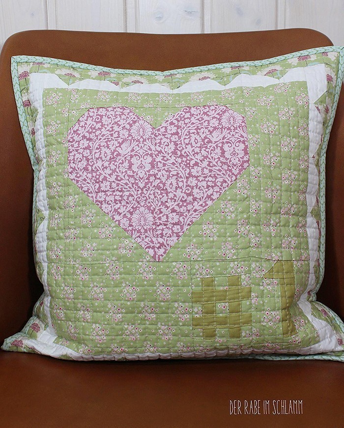 My Number One - Valentine's Day Pillow Pattern by Nadra Ridgeway of ellis & higgs