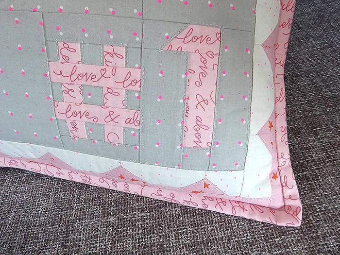 My Number One - Valentine's Day Pillow Pattern by Nadra Ridgeway of ellis & higgs